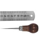 Regua 60cm 24 Polegada Aco Inox Profissional + Agulhao Furar