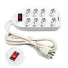 Régua 8 Saídas Bivolt Compacta Ideal para Casa e Trabalho