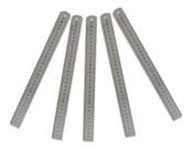 Régua Aço Inox 30cm Dupla Face