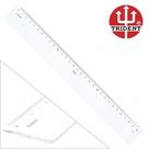 Régua Acrilico Trident 30cm Régua Acrilico Trident 30cm