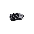 Régua com 2 Tomadas MarGirius TMU2-320 2P+T 20A Preta Bivolt