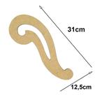 Régua Curva Francesa 1116 Mdf Costura Modelista Patchwork