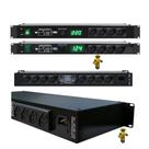 Regua de AC Profissional Padrão Rack 2500W 220V 1250V 110V Com 12 Tomadas Led Voltagem