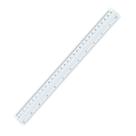 Régua De Aluminio Escolar Com 30cm Cis