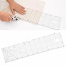Régua de Corte Patchwork Grande 60x15cm Costura para Medir Marcar Modelar e Alinhar Tecidos