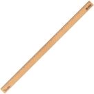 Régua de Madeira 80cm Mdf Natural Lousa Quadro Escolar Souza