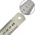 Régua De Metal Aço Inox 60cm Flexivel Profissional Patchwork