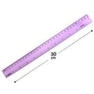 Régua de Plástico 30cm Flexível Trend Tons Pastéis - DAIWA