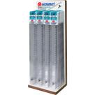 Régua de Poliestireno Compacta 30CM - Display com 100 Unidades