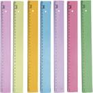 Régua de Poliestireno NEW Line 30CM Cores Sortidas PCT com 10