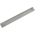 Régua de Poliestireno NEW Line Cinza 30CM - Pacote com 10 Unidades