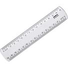 Regua De Poliestireno New Line Cristal 15Cm.