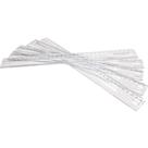 Régua de Poliestireno Transparente 30cm 24unid - Dello