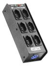 Régua De Tomada Para Palco Lrp6 Luminos Com Entrada Powercon