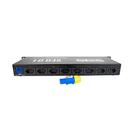 Régua De Tomada Sequenciadora Rack Sas Seq 01 Santo Ângelo Preto