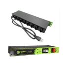 Régua De Tomadas 20A Para Rack Com Disjuntor 32A DJ5000 Ipec