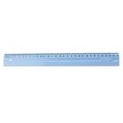 Régua Dello Régua de 30cm Azul Pastel em Poliestireno com Espessura 3,4MM Tamanho 30CM 1 Unidade