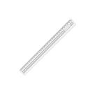 Régua Dello Transparente 30cm para Uso Escolar e Profissional 1 Unidade Transparente Régua Dello Transparente 30cm para Uso Escolar e Profissional 1 Unidade Transparente