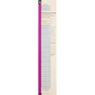 Régua Dritz 5 cm x 46 cm de Plástico Flexível Transparente