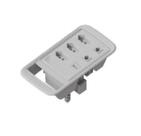 Régua Embutir 4 Tomadas 10A 2RJ45 1 USB-C