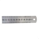 Régua Escala De Aço 60cm 600mm Com Certificado Rastreável