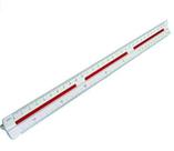 Régua escalímetro triangular modelo 7830 / 1b - Trident