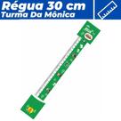 Régua Escolar Acrílico 30 cm Infantil Turma da Mônica Cebolinha - Lyke