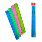 Régua Escolar Flexível Régua Flexível Neon 30cm Caixa com 24 Unidades Neon