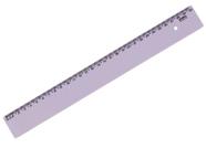 Régua Escolar New Line 30cm Tons Pastel Colorida e Glitter Waleu