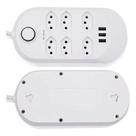 Régua Extensão 6 Tomadas E 3 Usb Cor Branco 127v/220v - B-MAX