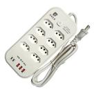 Régua Extensão Filtro Linha 6 tomadas 4 USB-A 1 USB-C PD 3.0/30W Cabo 2m One-X EX-5615