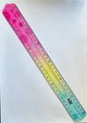 Régua Flexível Rainbow 30cm - Kaz