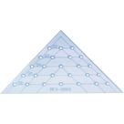 Régua Gabarito Canto Mitrado Triangulo Caixa Leite Patch. Lt