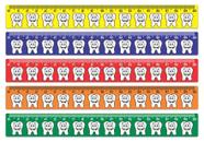 Régua Luxo Dentinho Cores Sortidas - 6 Unidades - D-Express