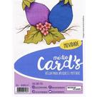 Régua Médio Cards Apliques e Pinturas - Beringela