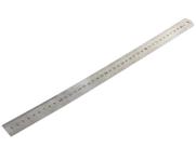 Régua Metal Inoxidável Marcação De Baixo Relevo Uso Escolar Escritório Engenheiro Profissional 40 cm