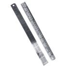 Régua Metal Leve De Aço Inoxidável Tamanho 30 cm Profissional Escolar Costura
