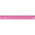 Regua Mole Neon Flexivel 30Cm. Rosa Regua Mole Neon Flexivel 30Cm. Rosa