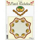 Régua para Patch Richelieu Márcia Caires Modelo 11 - Barrado de Laranja