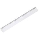 Régua Plástica 30cm Leonora - UNIDADE