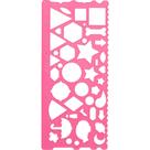Regua Plastica Geometrica 20CM 3 Cores Sortid