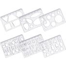Régua Plástica KIT Desenho Cristal