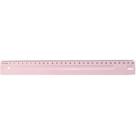 Régua Plástico 30cm Serena Rosa Kit 4 unidades - Dello