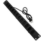 Régua Rack 19 Polegadas Servidor 12 Tomadas 20a Energia Bivolt Cabo 1 metro