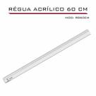 Régua Reta 60 cm cristal Régua Reta 60 cm cristal