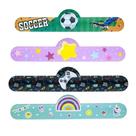 Régua Silicone Bracelete - Funny 1 Unidade - Cores - Verde, Fucsia,Preto, Verde Claro