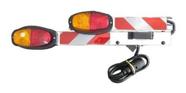 Régua Sinalização Suporte De Placa Transbike Com Luz De Led