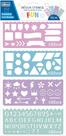 Regua stencil tilibra fun