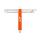 Régua: Swanson Tool Co SVV150, 23 cm, chanfro em T, aço inoxidável
