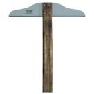 Régua T de Madeira 80cm Trident Bordas de Acrílico e Cabeçote Fixo Mod. 5308